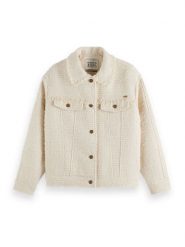 Scotch & Soda Kurtka koszulowa w kolorze kremowym rozmiar: M. Brązowe kurtki damskie Scotch & Soda, m, bez wzorów, bez kaptura. Za 307.46 zł.