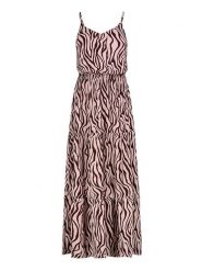 Sublevel Sukienka w kolorze ciemnoczerwono-jasnoróżowym rozmiar: M. Czerwone sukienki damskie Sublevel, bez wzorów, z wiskozy, klasyczne, bez ramiączek. Za 113.90 zł.