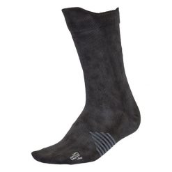 Skarpety RunxGraphic Washed. Czarne obuwie sportowe damskie Adidas, bez zapięcia, do biegania. Za 64.95 zł.