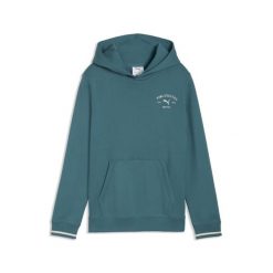 Młodzieżowa bluza z kapturem PUMA Class z grafiką PUMA. Szara bluzy damskie Puma, m, bez wzorów, z kapturem. Za 229.00 zł.