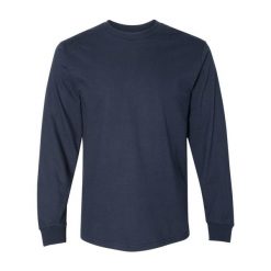 Koszulka Z Długim Rękawem Dla Dorosłych Unisex Hammer. Niebieskie bluzki damskie GILDAN, l, bez wzorów, sportowe, bez kołnierzyka, bez ramiączek. Za 66.99 zł.