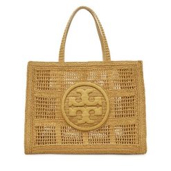 Torebka Tory Burch. Brązowe shopper bag Tory Burch, bez wzorów, bez dodatków. Za 1,939.00 zł.
