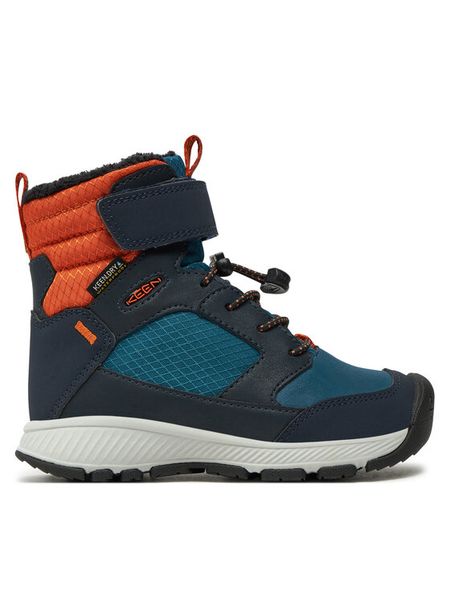 Keen Śniegowce Skua Waterproof Winter Boot 1029622 Granatowy. Niebieskie buty zimowe chłopięce Keen, z materiału, bez zapięcia. Za 289.99 zł.