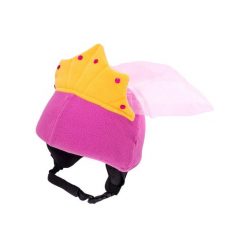 Czapka / nakładka na kask narciarski KSIĘŻNICZKA. Czerwone czapki damskie Casco, na zimę, bez wzorów. Za 25.00 zł.