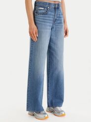 Calvin Klein Jeans Jeansy LV047E701G Niebieski Wide Leg. Niebieskie jeansy damskie Calvin Klein Jeans. Za 489.99 zł.