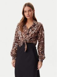 Guess Koszula W5GH0IWH9C2 Kolorowy Regular Fit. Koszule damskie Guess, l, z aplikacjami, z syntetyku, bez kołnierzyka, bez ramiączek. Za 249.99 zł.