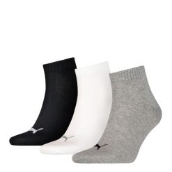 Puma Skarpety Quarter Plain 3-Pack 93858917. Białe skarpetki damskie Puma, bez wzorów, z bawełny. Za 47.99 zł.