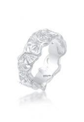 Elli Damski pierścionek Ginkgo liść Tropical Summer Trend w pozłacanym srebrze 925 Sterling Silver Pierścionki 1 ct. Szare pierścionki damskie Elli, pozłacane. Za 168.99 zł.