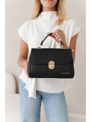 Lia Biassoni Skórzana torebka w kolorze czarnym - 27 x 19 x 13 cm rozmiar: onesize. Czarne torebki klasyczne damskie Lia Biassoni, z materiału, przez ramię, bez dodatków. Za 282.99 zł.