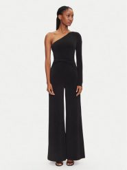 Marciano Guess Kombinezon 5GGD29 6257A Czarny Regular Fit. Czarne sukienki damskie Marciano Guess, z aplikacjami, z syntetyku, bez ramiączek. Za 929.99 zł.