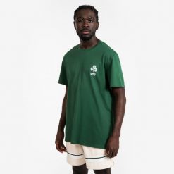 Koszulka do gry w koszykówkę unisex Tarmak NBA Celtics TS 900. Zielone bluzki damskie TARMAK, s, bez wzorów, z bawełny, bez kołnierzyka, bez ramiączek. Za 79.99 zł.