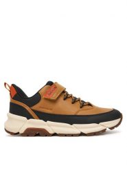 Geox Sneakersy J Flexyper Plus J56LCA 0MEFU C2006 D Żółty. Żółte buty sportowe chłopięce Geox, ze skóry, bez zapięcia. Za 249.99 zł.