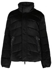 Guess Kurtka zimowa w kolorze czarnym rozmiar: XL. Czarne kurtki damskie Guess, na zimę, xl, z aplikacjami, z puchu, bez kaptura. Za 241.56 zł.