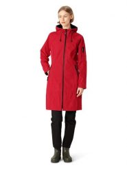 Ilse Jacobsen Płaszcz przeciwdeszczowy w kolorze czerwonym rozmiar: 38. Czerwone płaszcze damskie Ilse Jacobsen, bez wzorów, bez kaptura. Za 274.75 zł.