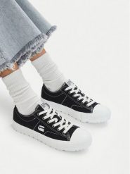 G-Star Raw Trampki CEO-V5-10654-01 Czarny. Czarne trampki damskie G-Star, bez wzorów, z materiału, bez zapięcia. Za 179.99 zł.