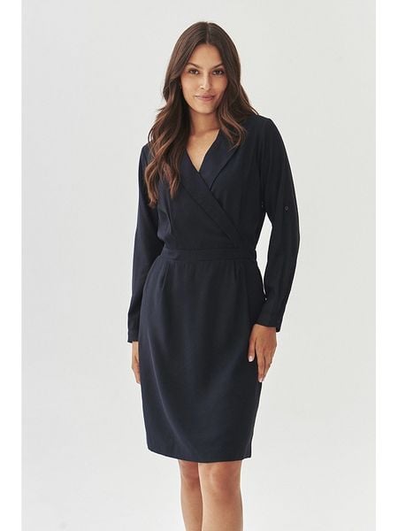 TATUUM Sukienka w kolorze granatowym rozmiar: 34. Niebieskie sukienki damskie TATUUM, bez wzorów, bez ramiączek. Za 201.55 zł.