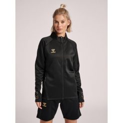 Bluza do piłki ręcznej damska Hummel Cima XK zapinana na zamek. Niebieskie bluzy damskie Hummel, xl, bez wzorów, z dresówki, bez kaptura. W wyprzedaży za 253.55 zł.