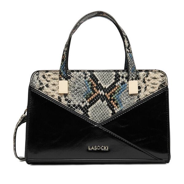 Torebka Lasocki. Czarne torebki klasyczne damskie Lasocki, bez dodatków. Za 159.99 zł.