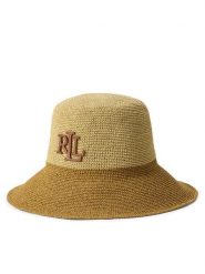 LAUREN RALPH LAUREN Kapelusz 454P14399002 Beżowy ciemny. Brązowe kapelusze damskie Lauren Ralph Lauren, bez wzorów. Za 599.99 zł.