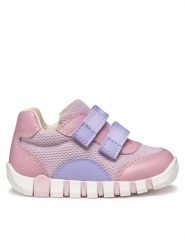 Geox Sneakersy B Iupidoo B3558A 01454 CK88R Różowy. Czerwone buty sportowe dziewczęce Geox, bez wzorów, ze skóry, bez zapięcia. Za 159.99 zł.
