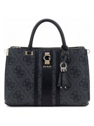 Guess Torebka w kolorze czarno-antracytowym - 30 x 21 x 11 cm rozmiar: onesize. Czarne torebki klasyczne damskie Guess, z materiału, bez dodatków. Za 545.19 zł.