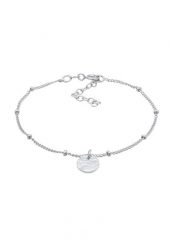 Elli Damska kulka Disc młotkowaną ze srebra próby 925 Sterling Silver Bransoletki 1 ct Damski. Szare bransoletki damskie Elli, srebrne. Za 137.99 zł.