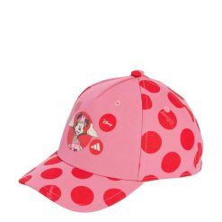 Czapka Adidas Disney Minnie Mouse. Czerwone czapki damskie Adidas, bez wzorów, z materiału. W wyprzedaży za 49.47 zł.