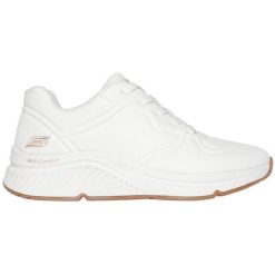 Adidasy Skechers Bobs Arch Comfort B, Kobiety. Białe obuwie sportowe damskie Skechers, z materiału, bez zapięcia, na fitness i siłownię. Za 339.00 zł.