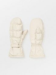 Becksöndergaard Rękawiczki w kolorze kremowym rozmiar: S/M. Brązowe rękawiczki damskie Becksöndergaard, bez wzorów. Za 82.99 zł.