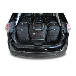 Torby Do Bagażnika Nissan X-Trail 2014-2022 4Szt Kjust. Czarne torby podróżne KJUST, bez wzorów. Za 1,250.00 zł.