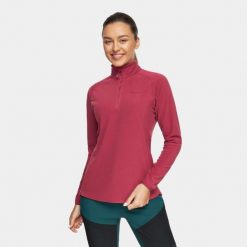 Bluza turystyczna polarowa damska 1/3 zip Alpinus Lucania Tactical. Czerwone bluzy damskie Alpinus, xs, bez wzorów, z polaru, bez kaptura. Za 159.00 zł.