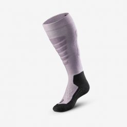 Skarpety narciarskie i snowboardowe dla dorosłych Quechua 500. Skarpetki damskie WED'ZE, bez wzorów, z elastanu. Za 39.99 zł.