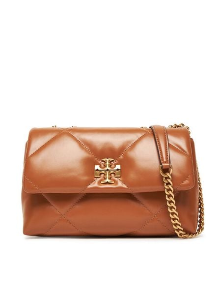 Tory Burch Torebka 154706 Brązowy. Brązowe torebki wieczorowe damskie Tory Burch, bez wzorów, ze skóry, bez dodatków. Za 2,049.00 zł.
