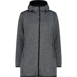 Płaszcz damski turystyczne CMP 34H2556. Szare płaszcze damskie CMP, bez wzorów, z dzianiny, bez kaptura. Za 338.90 zł.