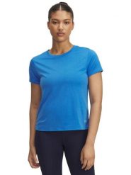 Under Armour Koszulka sportowa "Launch" w kolorze niebieskim rozmiar: S. Niebieskie koszulki sportowe damskie Under Armour, s, bez wzorów, z materiału, bez ramiączek, outdoorowe. Za 66.00 zł.
