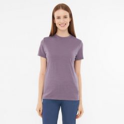 T-shirt damski VIKING Salen Lady Merino. Brązowe koszulki sportowe damskie Viking, xl, bez wzorów, bez ramiączek. Za 195.49 zł.