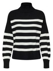 ONLY Sweter w kolorze czarnym rozmiar: XL. Czarne swetry klasyczne damskie Only, xl, bez kołnierzyka. Za 83.62 zł.