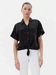 Vero Moda Koszula Fleur 10326059 Czarny Regular Fit. Czarne koszule damskie Vero Moda, s, bez wzorów, z lyocellu, bez kołnierzyka, bez ramiączek. Za 99.99 zł.