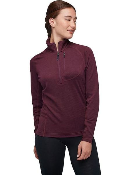 Black Diamond Koszulka termiczna "Coefficient LT" w kolorze jagodowym rozmiar: M. Różowe koszulki damskie Black Diamond, m, bez wzorów, z materiału, bez kołnierzyka, bez ramiączek. Za 245.38 zł.