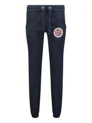 Geographical Norway Spodnie dresowe "Mirly" w kolorze granatowym rozmiar: M. Niebieskie spodnie dresowe damskie Geographical Norway, m, bez wzorów, z dresówki. Za 118.56 zł.