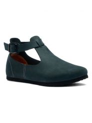 Comfortfusse Skórzane baleriny w kolorze granatowym rozmiar: 36. Niebieskie balerinki damskie Comfortfüße, bez wzorów, z nubiku. Za 154.07 zł.