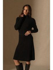 Perfect Cashmere Kaszmirowa spódnica "Shaw" w kolorze czarnym rozmiar: L. Czarne spódnice damskie Perfect Cashmere, na co dzień, l, bez wzorów, z kaszmiru, midi. Za 352.43 zł.