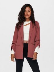 ONLY Marynarka Kayle-Orleen 15218743 Czerwony Regular Fit. Czerwone marynarki i żakiety damskie Only, bez wzorów, z syntetyku. Za 229.99 zł.