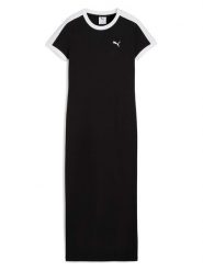 Puma Sukienka w kolorze czarnym rozmiar: M. Czarne sukienki damskie Puma, bez wzorów, bez ramiączek. Za 143.56 zł.