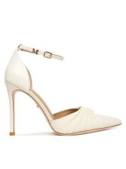 Marciano Guess Szpilki 6RGZ28 7461A Écru. Szpilki damskie Marciano Guess, z aplikacjami, z lakierowanej skóry, bez obcasa, na szpilce, bez zapięcia. Za 1,129.00 zł.