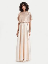 ACCESS FASHION Sukienka wieczorowa 63-3439-392 Złoty Regular Fit. Żółte sukienki damskie ACCESS FASHION, bez wzorów, z syntetyku, wizytowe, bez ramiączek. Za 1,109.00 zł.