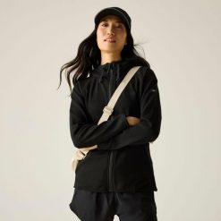 Damska bluza polarowa Nayna z kapturem i zamkiem błyskawicznym. Zielone bluzy damskie Regatta, m, bez wzorów, z bawełny, z kapturem. Za 229.99 zł.