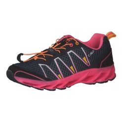 Buty do biegania w terenie damskie ALTAK. Czarne obuwie trekkingowe damskie CMP, z elastanu, bez zapięcia. Za 253.50 zł.