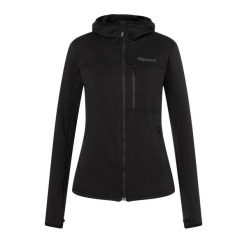 Bluza trekkingowa damska Marmot Preon. Czarne bluzy damskie Marmot, s, bez wzorów, bez kaptura. Za 419.99 zł.