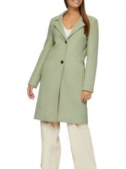 S.Oliver Płaszcz przejściowy w kolorze miętowym rozmiar: 44. Zielone płaszcze damskie S.Oliver, s, bez wzorów, z wełny, bez kaptura. Za 239.99 zł.
